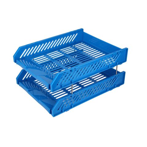 PRIME PLASTIC DOCUMENT TRAY - PK OF 2