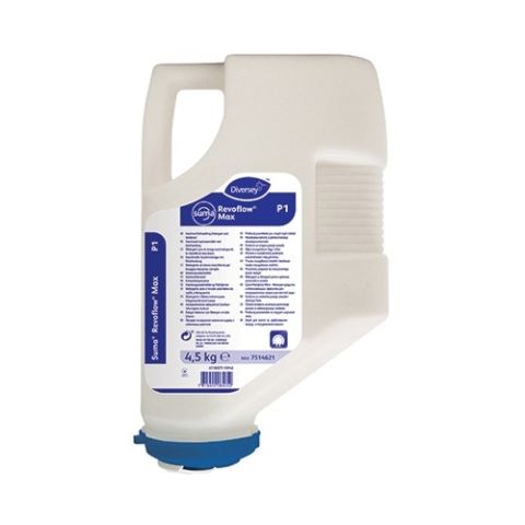 Diversey Suma Revoflow Max P1 Dishwasher Detergent 7514621 - 3 X 4.5Kg