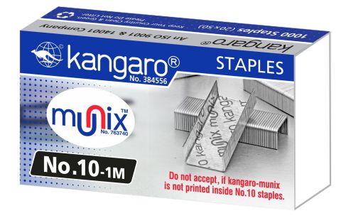 Kangaro No.10-1M Staples - 20 Packs