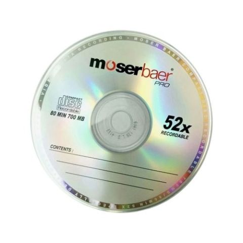 Moser Baer Cd-R Jewel Case
