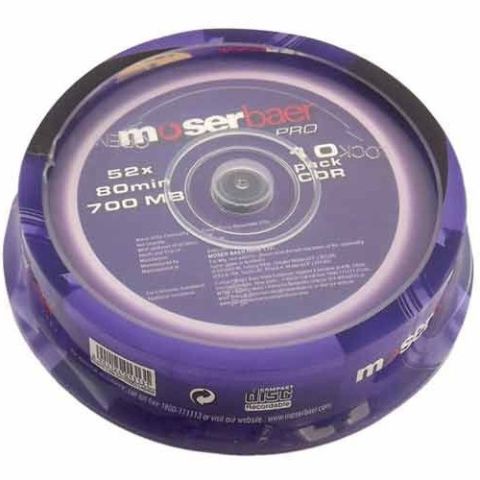 Moser Baer Cd-R Spindle - Pack Of 10