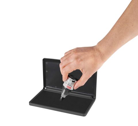 Stamp Pad Ink - Violet 25 Ml Black