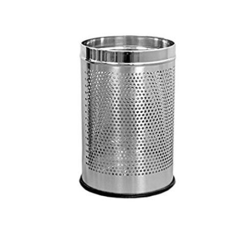 Stainless Steel Perforated Open Dustbin